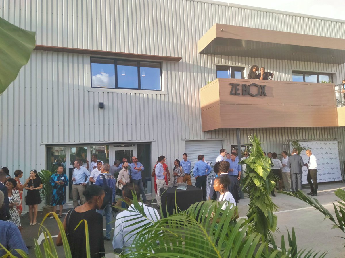 ZeBox_'s tweet photo. ZEBOX CARIBBEAN, our incubation hub in Guadaloupe, grand opening and inauguration is here.🤩
First guests are arriving!
The ceremony is going to start soon.🔥
#ZEBOXCARIBBEAN https://t.co/PLqFmBEbz1