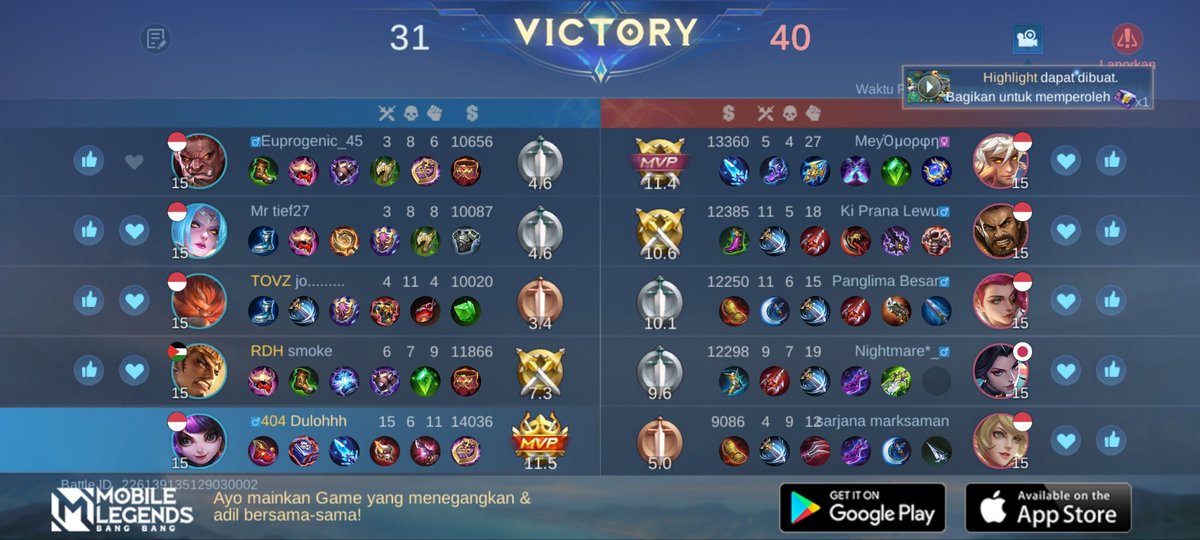 senoadi420's tweet photo. Ayo bergabung dengan tim saya, tantang semua Player MOBA terbaik bersama! 
https://t.co/DVsqMlGNlh https://t.co/rr0kZOkMIy