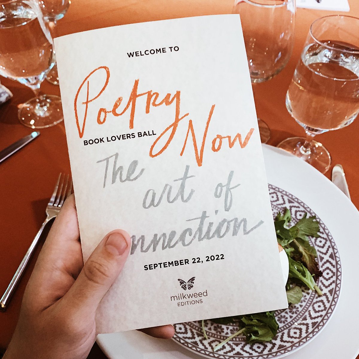 Fast_Horse's tweet photo. Last evening, we had the delight of attending #client @milkweed_books ‘s Book Lovers Ball, Poetry Now: the Art of Connection. 

We dined, connected, and celebrated the power of poetry to transform, and even got to meet Ada Limón, the 24th Poet Laureate of the United States! https://t.co/KDIX3bCY1B