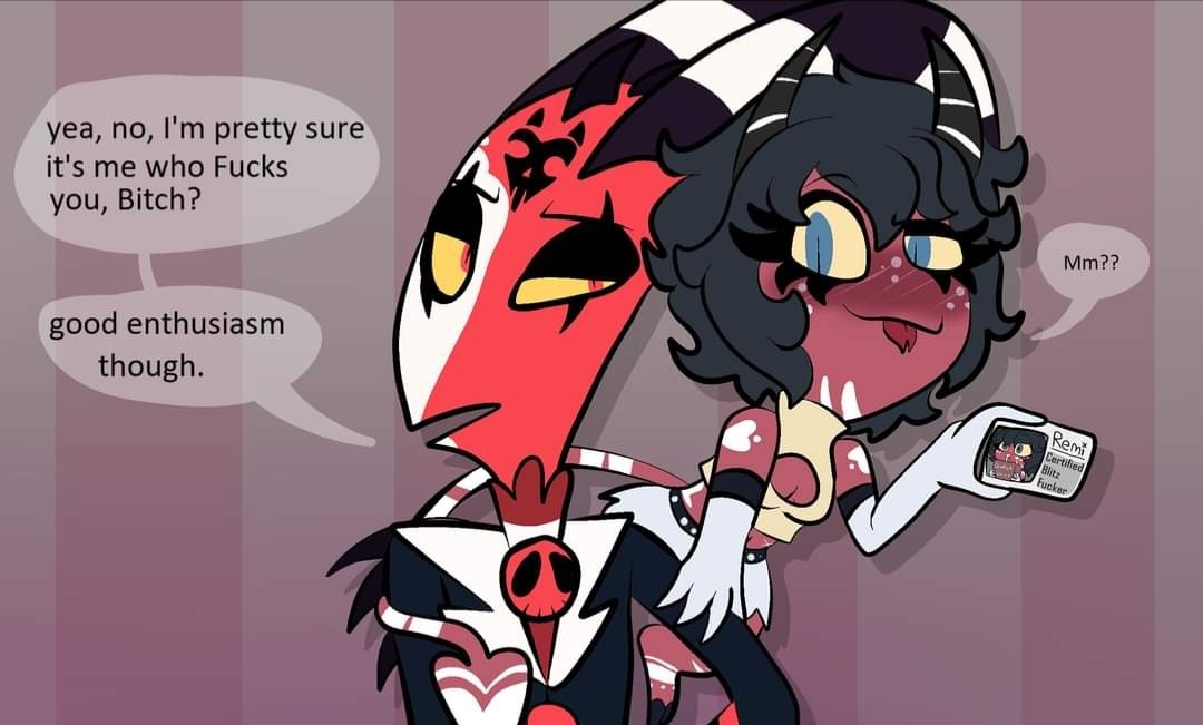 xFeatherSketchx's tweet photo. Ey, so anyone on here In the #helluvaboss fandom roleplay as Blitzø? If so you cool with oc x Blitz? 👉👈🥺 shes my oc Remi. 

Art (c) mine. 
#Blitzo (c) vivz. https://t.co/vAvqBYx8FP