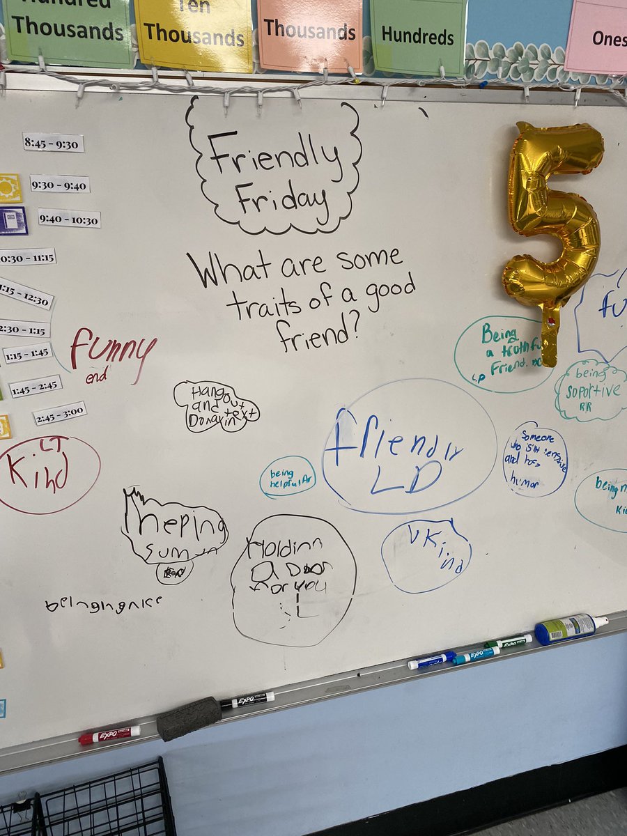 During today’s morning meeting we shared and discussed our ideas on what makes a good friend! I love seeing these traits shine in my students! #HennesseyRising