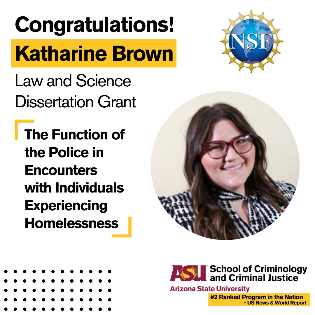 ASU Criminal Justice tweet media