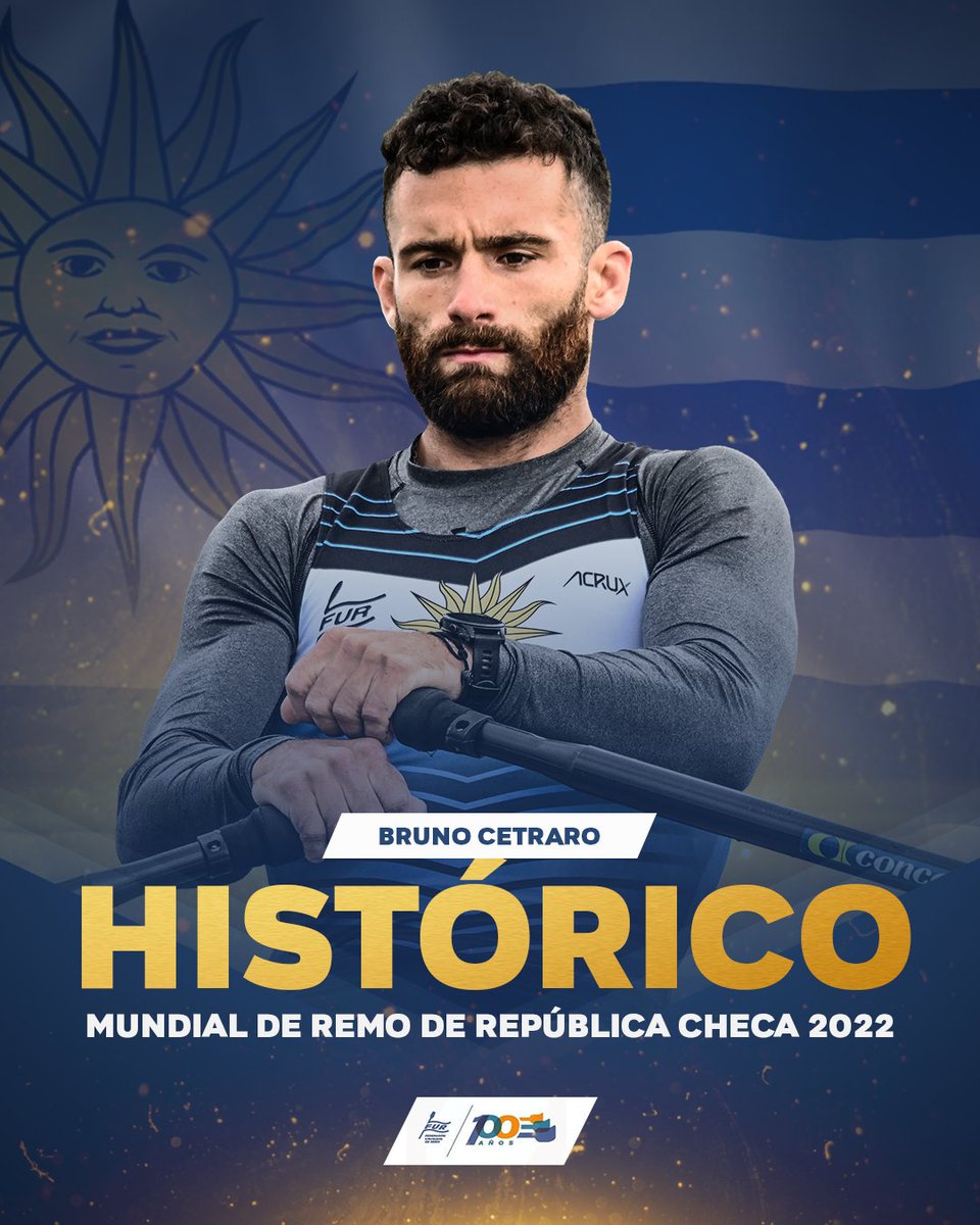 FernandoCorchs's tweet photo. ¿Imaginan a un uruguayo ser el cuarto mejor del mundo compitiendo en "algo"? @BrunoCetraroOLY lo hizo hoy en el Mundial de Remo de República Checa. A tomar dimensión de este logro sumado al diploma olímpico en Tokio. Y tiene solo 24 años... https://t.co/jW2DjrgHjq