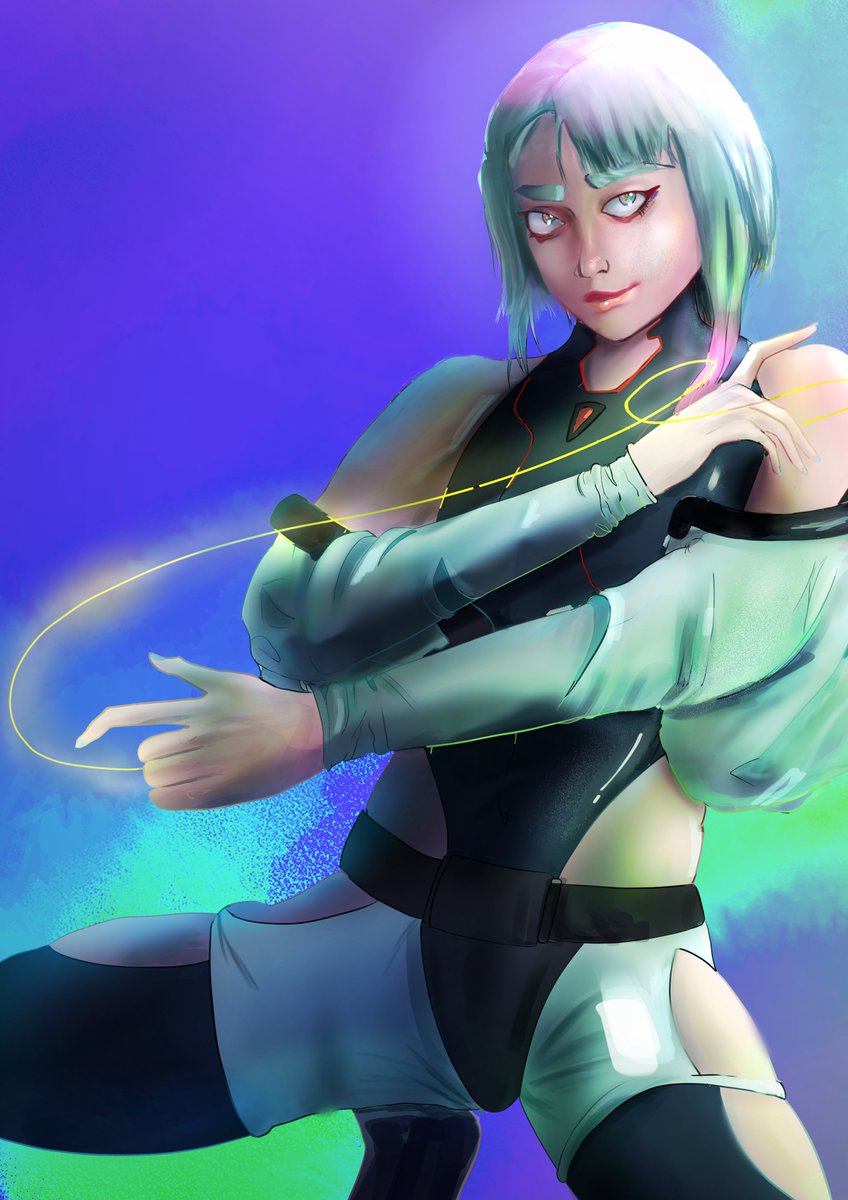Cyberpunk Lucy semirealism via <a href="/artstationhq/">ArtStation.com</a> artstation.com/artwork/Qn3Qd8