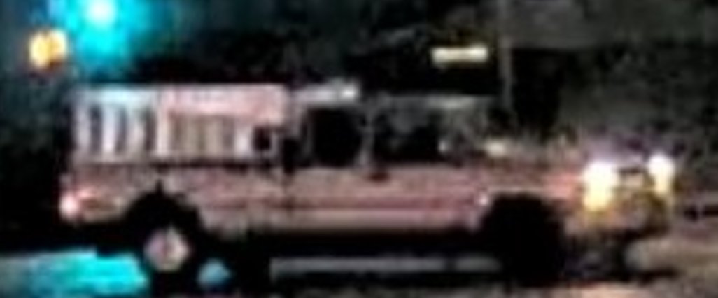 AuroraPD's tweet photo. UPDATE: Investigators have determined that the below pictured vehicle is responsible for hitting &amp; killing the pedestrian. It has a distinct container in the bed of the truck with a ladder on the passenger side. If you have any information, please call @CrimeStoppersCO. https://t.co/HZWN6FwFrl