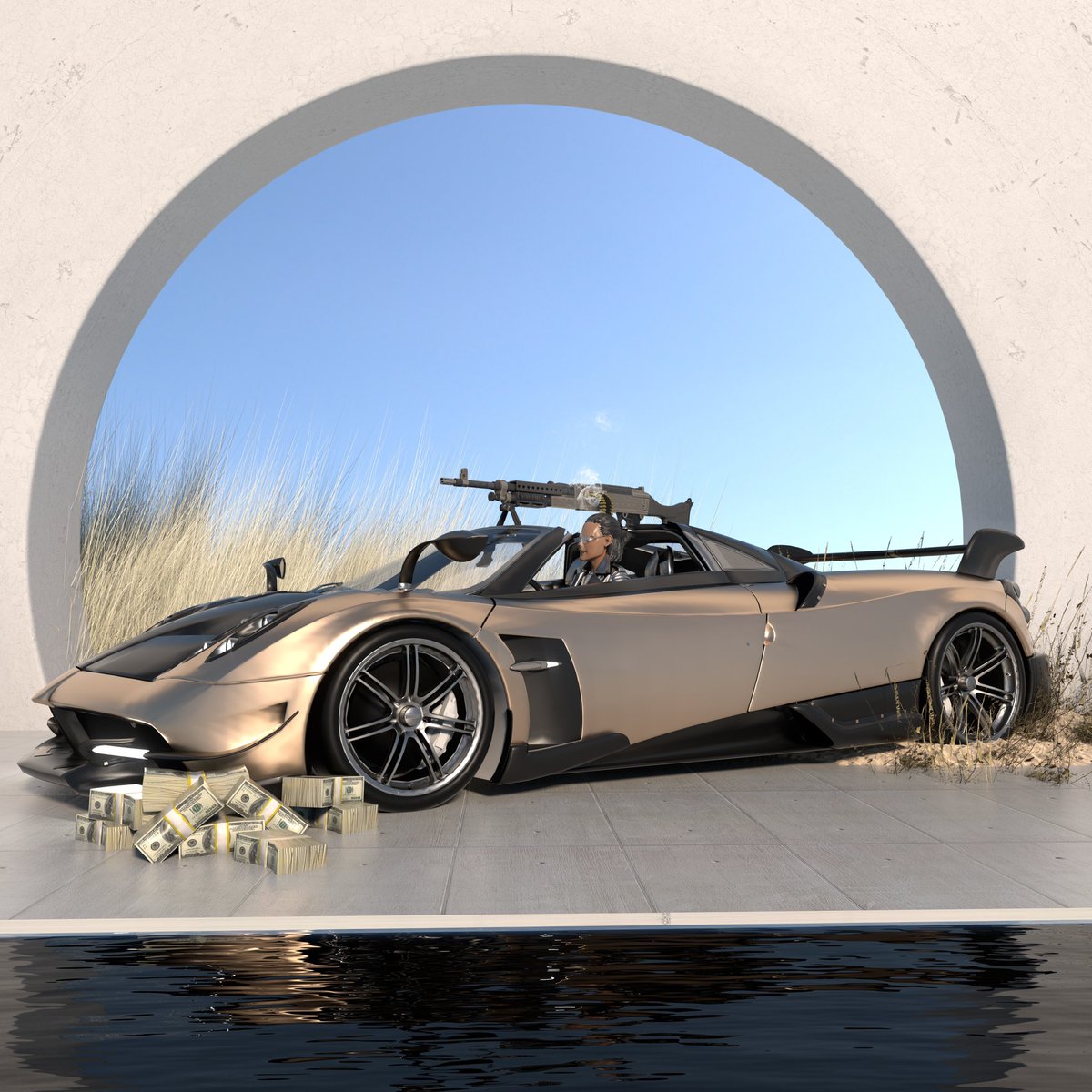 Airdrop Complete!  check your wallets 🤩 Curated by high end 3D artist house “<a href="/VohraSidharth/">Sidharth Vohra</a>”. The “<a href="/TThugsNFT/">Trillionaire Thugs NFT</a> X <a href="/JumyNFT/">Jumy</a>” collaboration aims to deliver a natural connection between PFP. These 3 variations are birthed and exist specifically for the Trillionaire Thug Holder. #nft