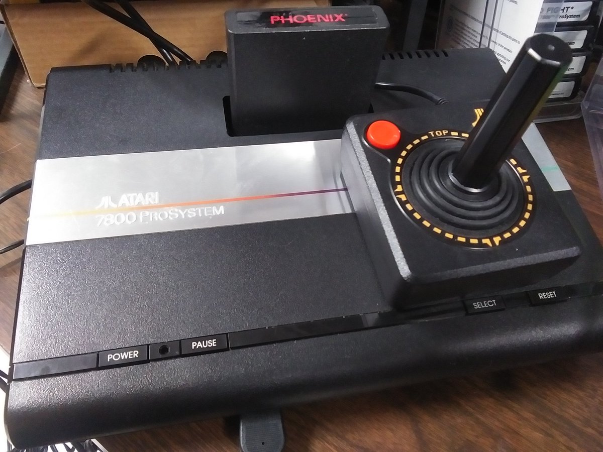 FigureFanZero's tweet photo. Testing out a couple of #Atari joysticks I got yesterday at the pawn shop for five bucks each. Very clean and they perform great! #ProSystem
God, I fucking love Atari!!! https://t.co/GXQJ8AoKPa