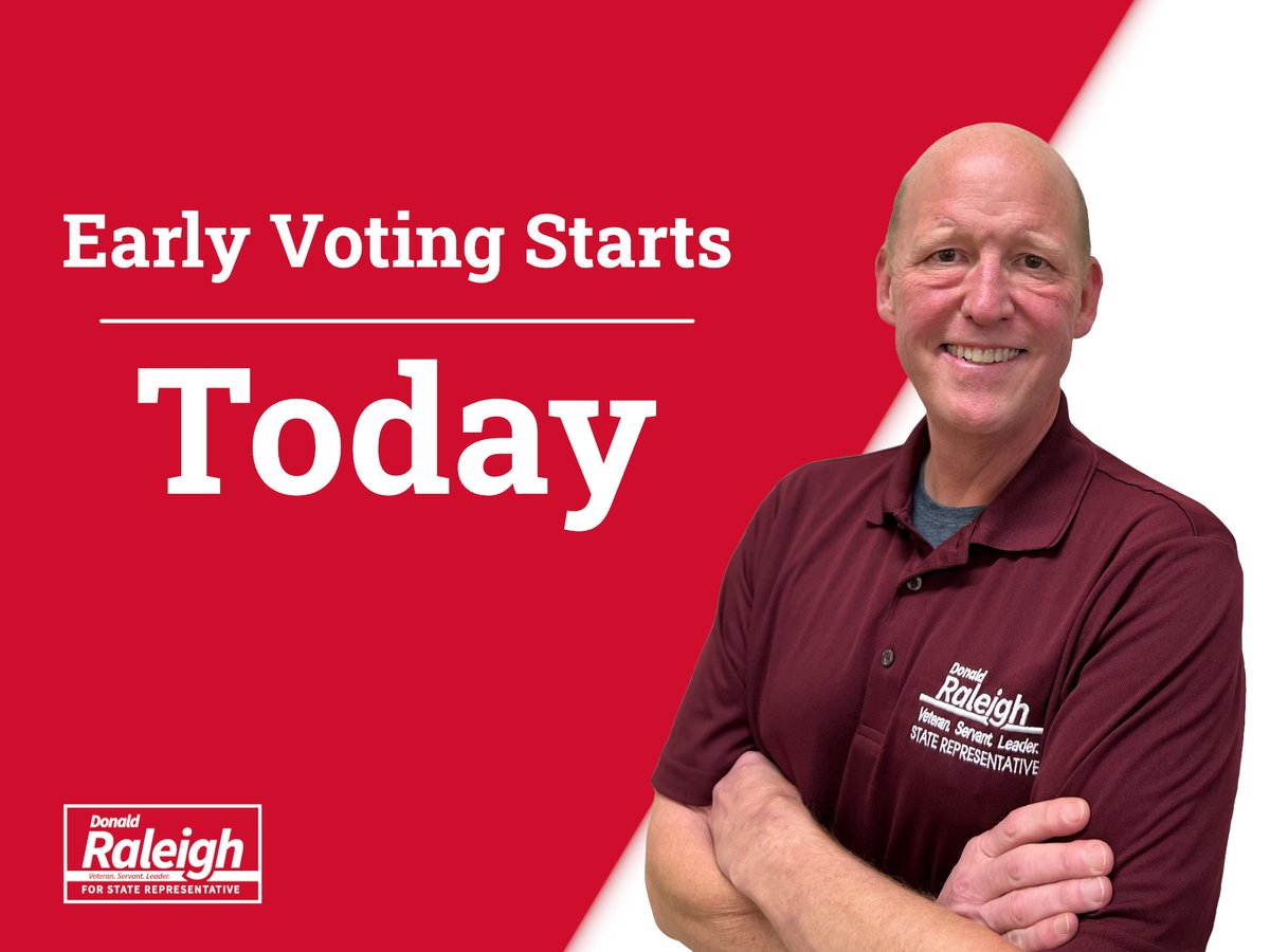 donaldraleigh's tweet photo. Early voting starts today! In @BlaineMN
City Hall - 10801 Town Square Drive NE. In @lexingtonmn City Hall - 9180 Lexington Ave. For more information: https://t.co/92kxY6W2K3 and https://t.co/ms4U0DC7QJ
#hd32b #vote2022 #ourawesomecommunity https://t.co/ABFQ6fFjJh