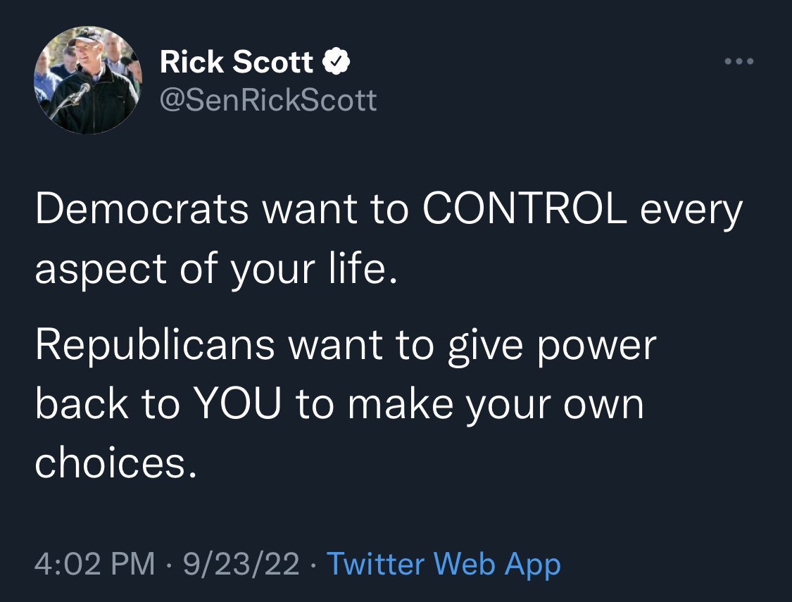 Yes, republicans are famously pro-choice.