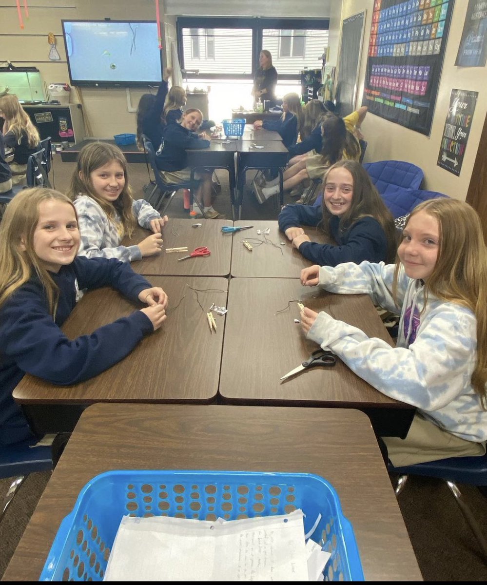 <a href="/SJJVikings/">Sts. Joseph and John</a> students enjoyed our first student choice STEM activity. #werisebyliftingothers