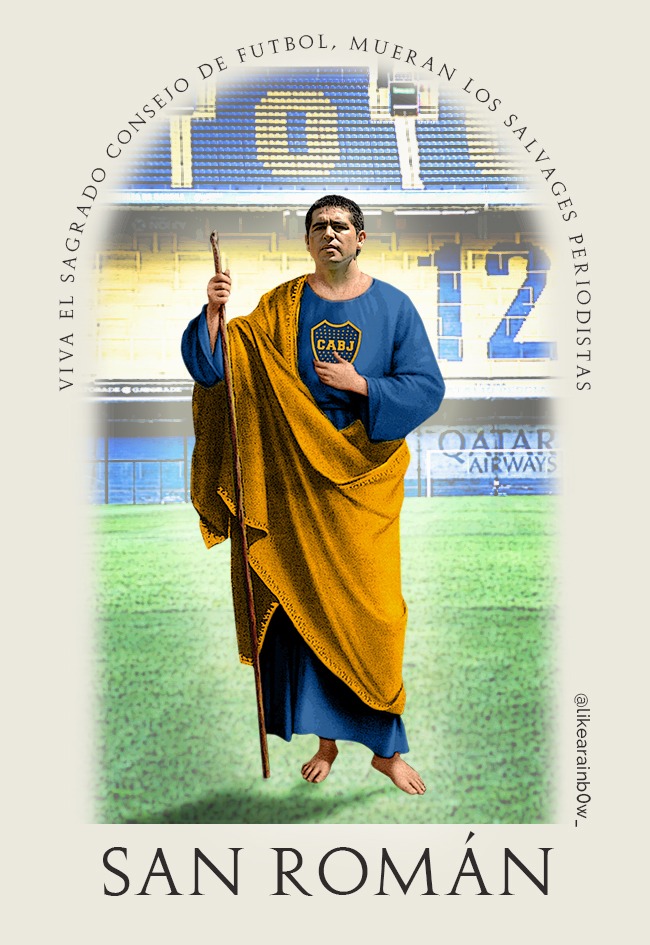 12moramartin's tweet image. Te cruzaste al Juan Román Riquelme de la suerte. Si queres que hoy las cosas salgan bien, dale RT.