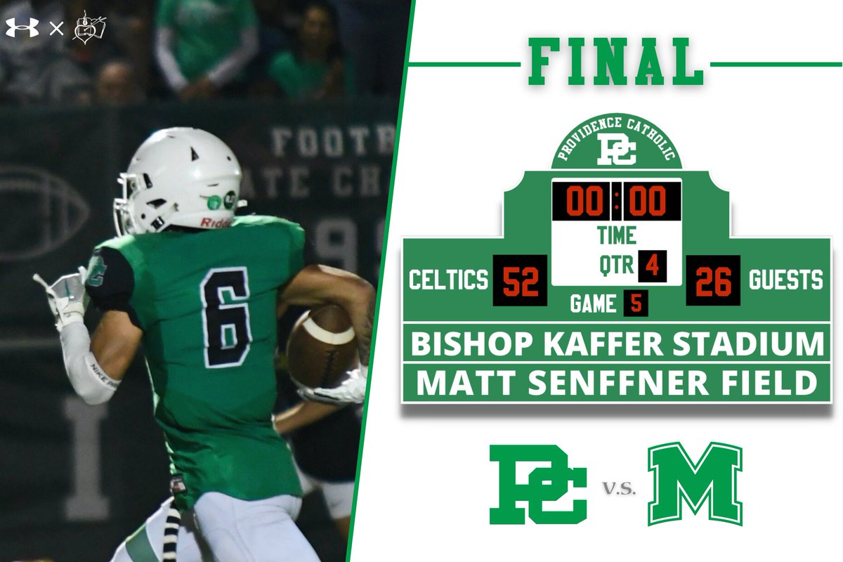 FINAL!!! | Providence Catholic victorious over Marian Central Catholic 52-26

(3-2) | #TheCelticStandard