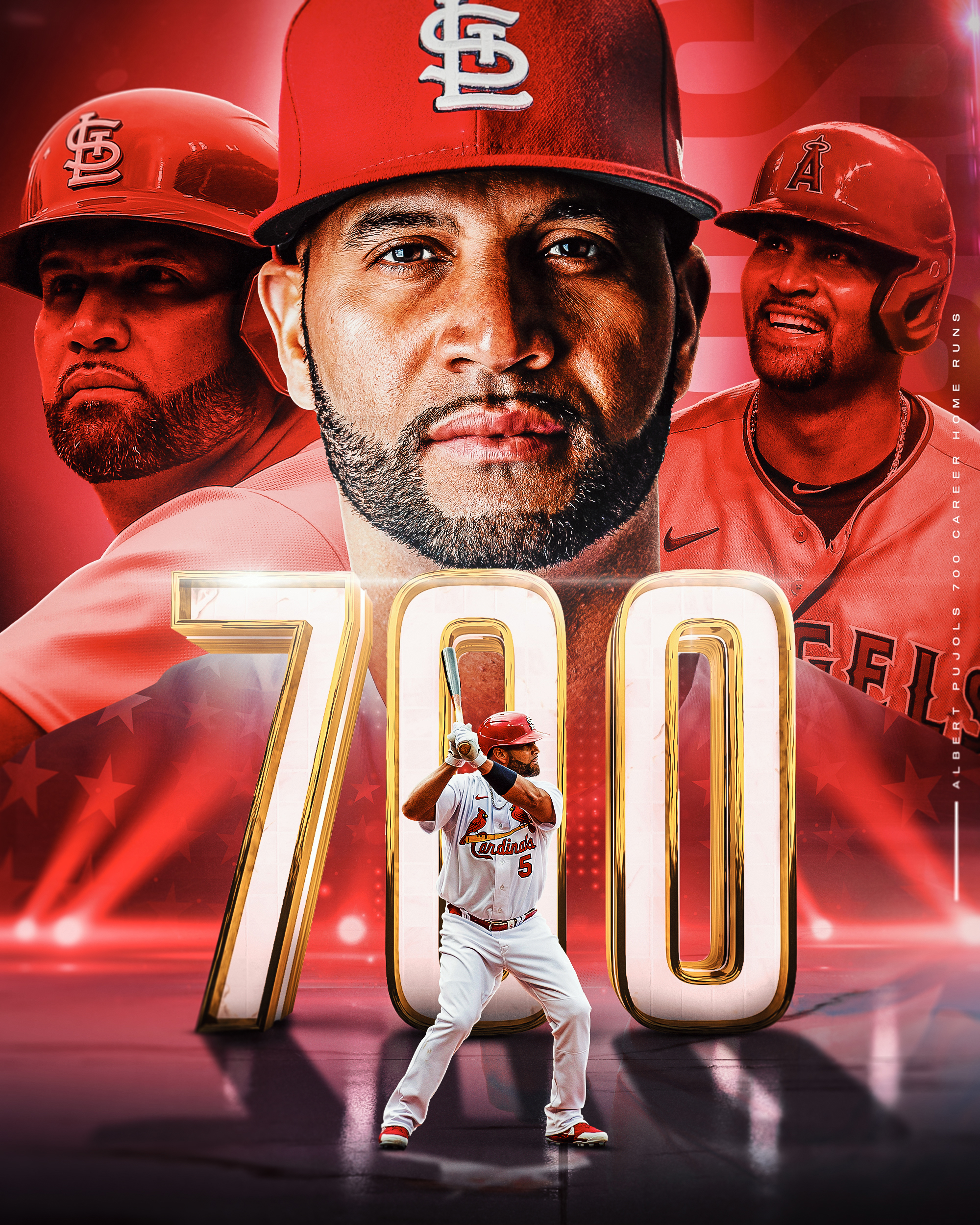 Albert Pujols' 700th home run, 09/23/2022