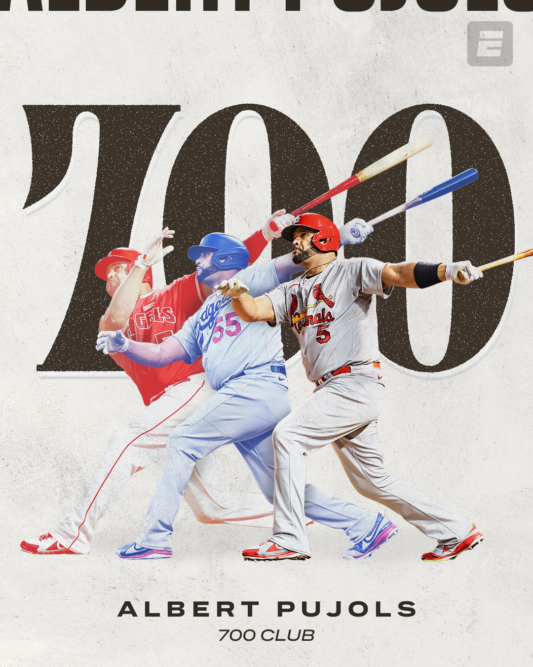 SportsCenter on X: ⭐ LEGENDARY ⭐ ALBERT PUJOLS JOINS THE 700