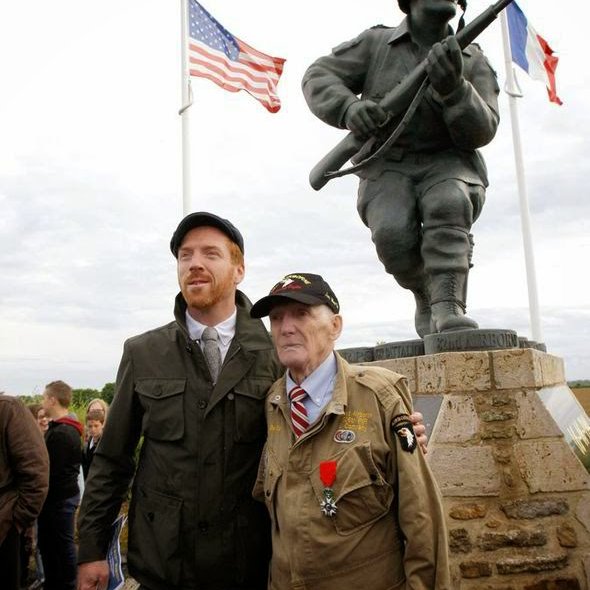 FanFunDamian's tweet photo. We're revisiting the 70th Anniversary of D-Day on Utah Beach in memory of 101st Airborne's Jim "Pee Wee" Martin who passed away at the age of 101: https://t.co/cNwgSZhnjJ #PeeWeeMartin #BandofBrothers #101stAirborne #DDay #UtahBeach #DamianLewis #Normandy #WWII https://t.co/P2fYfWZqnT