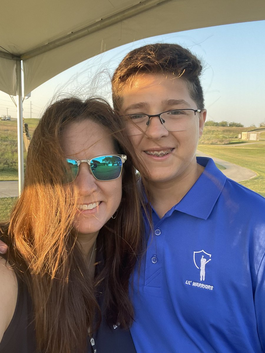 MahoneyTrish's tweet photo. @LilWarriorsTX Great day with my son at the Lil Warriors annual golf tournament! Looking forward to another day tomorrow! Tommy was the 2020 beneficiary- Blessed to be part of the Lil Warriors family. https://t.co/0mlcJUld9T
