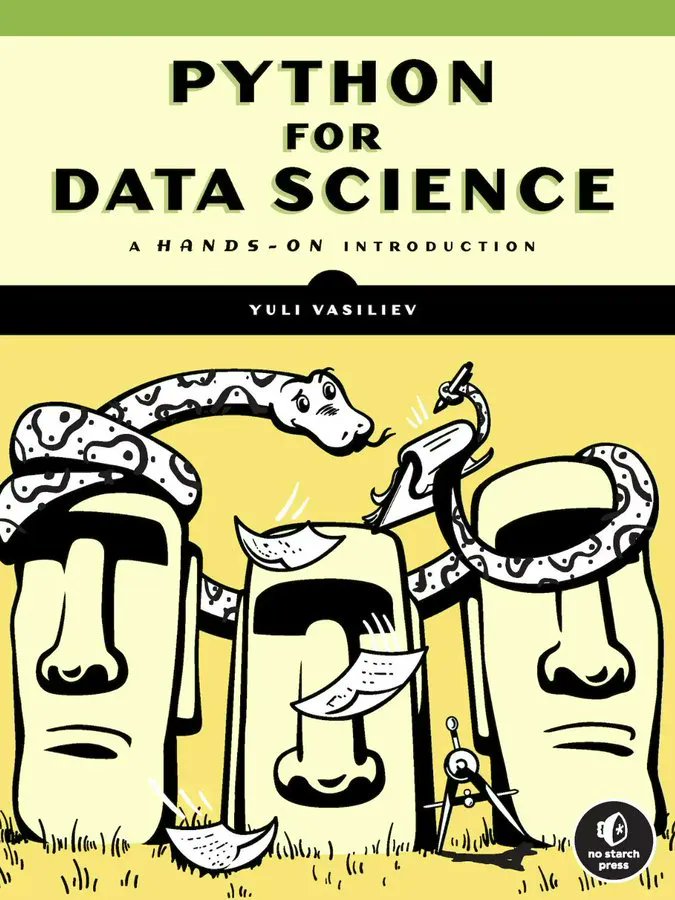 gp_pulipaka's tweet image. Python for Data Science. #BigData #Analytics #DataScience #IoT #IIoT #PyTorch #Python #RStats #TensorFlow #Java #JavaScript #ReactJS #GoLang #CloudComputing #Serverless #DataScientist #Linux #Books #Programming #Coding #100DaysofCode  
geni.us/PyDSci