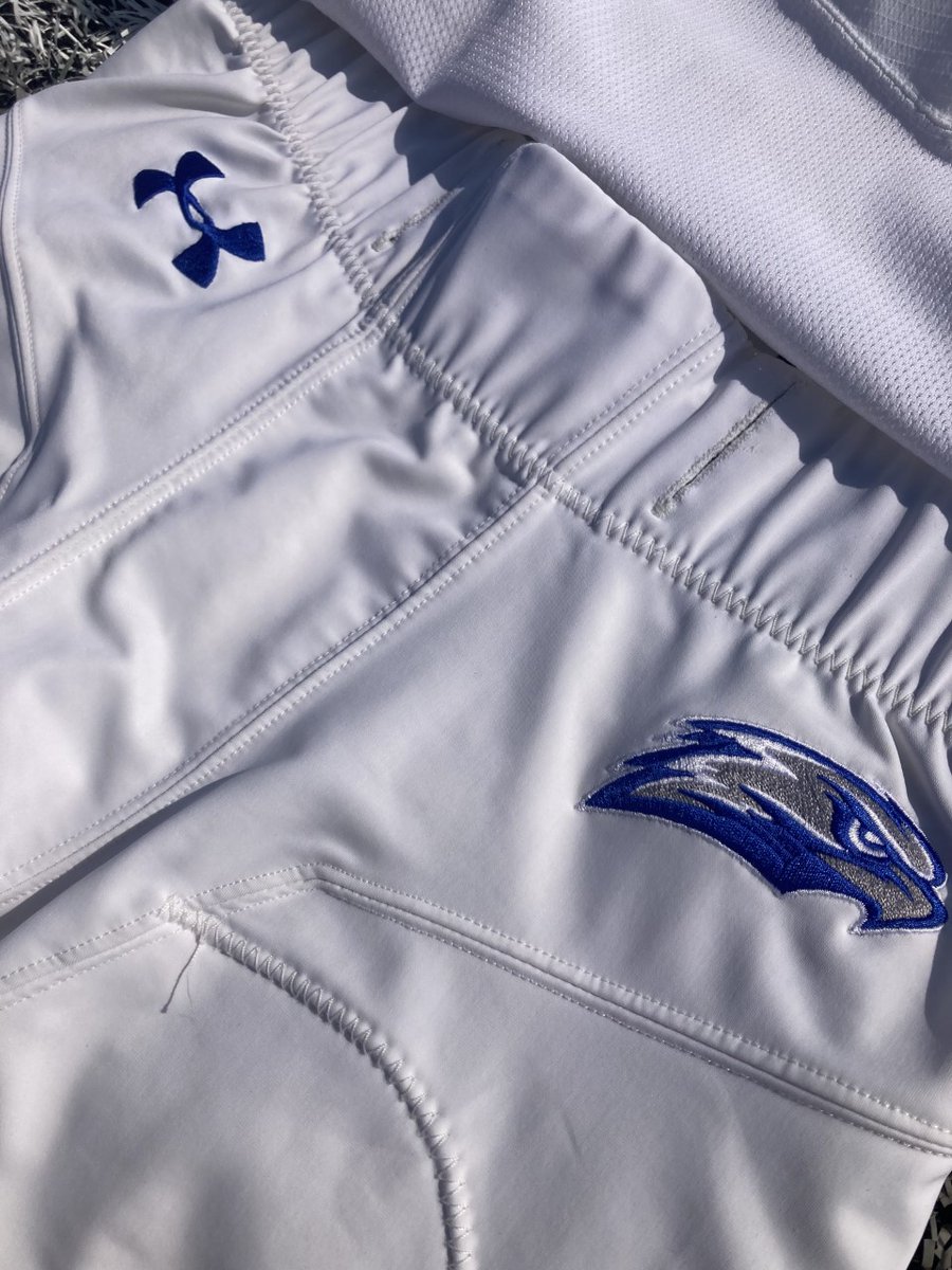 CUWFB's tweet photo. Tomorrow the Falcons are wearing the blue and white in their conference home opener! #P.R.I.D.E. https://t.co/9a91xCsChz