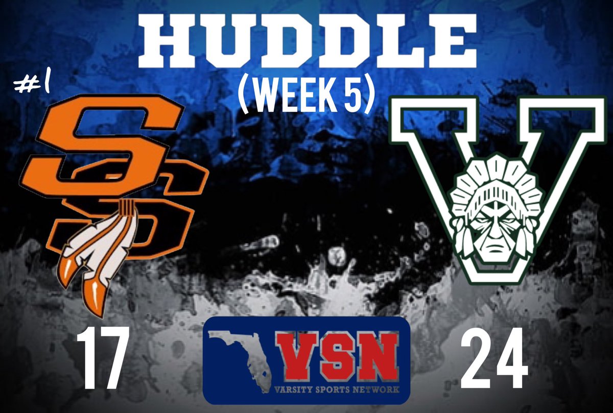 🚨🚨🚨VSN TOP 10 FINAL🚨🚨🚨 (WEEK 5) #1 @BokeyFootball (4-1): 17 @VeniceIndianFB (2-2): 24 🚨UPSET ALERT🚨The defending State Champs comeback down 14 early to pull off a HUGE WIN at home over Central Floridas top team‼️1st road lost for the Noles in several seasons‼️