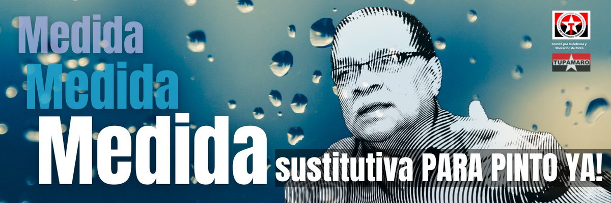 Buen día Pdte <a href="/NicolasMaduro/">Nicolás Maduro</a> 
Lluvia que llega
Pinto sigue en condiciones precarias en el CPCCICPC. Juicio sobre la base de supuestos que pretenden inculparlo de un delito que no cometió,sin embargo y a pesar de ello,NO SE PIDE DETENER LA LAWFARE,sino q OTORUGUEN MEDIDA es legal