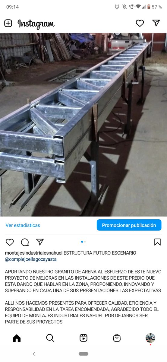 zarakcayasta's tweet photo. NUEVO ESCENARIO
 GRACIAS 
Montajes industriales Nahuel https://t.co/DJekQ57Daf