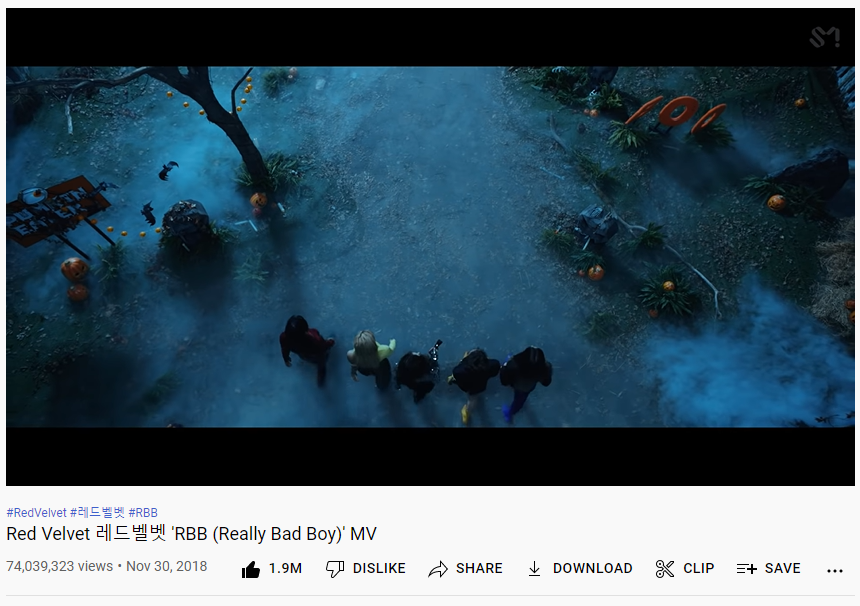 RVRECORDS01's tweet photo. Red Velvet's RBB (Really Bad Boy) Music Video reached 74M views🎉🎉
#RedVelvet #RBB #ReallyBadBoy @RVsmtown https://t.co/Eg2HI0kdqo