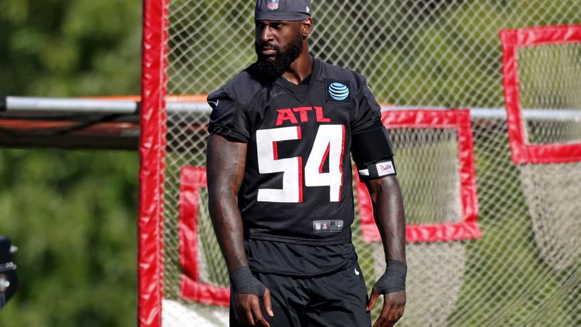 RZSL_Insider's tweet photo. The Falcons are sending LB Rashaan Evans to the Minnesota Vikings in exchange for a 4th round pick. Evans never quite found his footing in Atlanta and has been outplayed by Deion Jones. For the Vikings, they’re adding some juice to the run D hoping to turn their season around. https://t.co/BVfFyB1ZjS