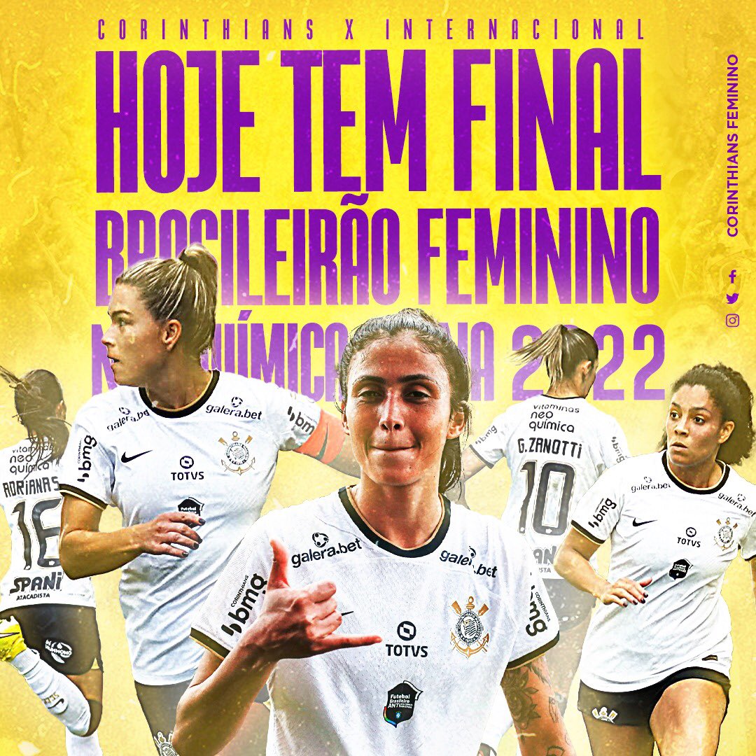 Corinthians Futebol Feminino on X: Bom dia, Fiel! Anote aí o