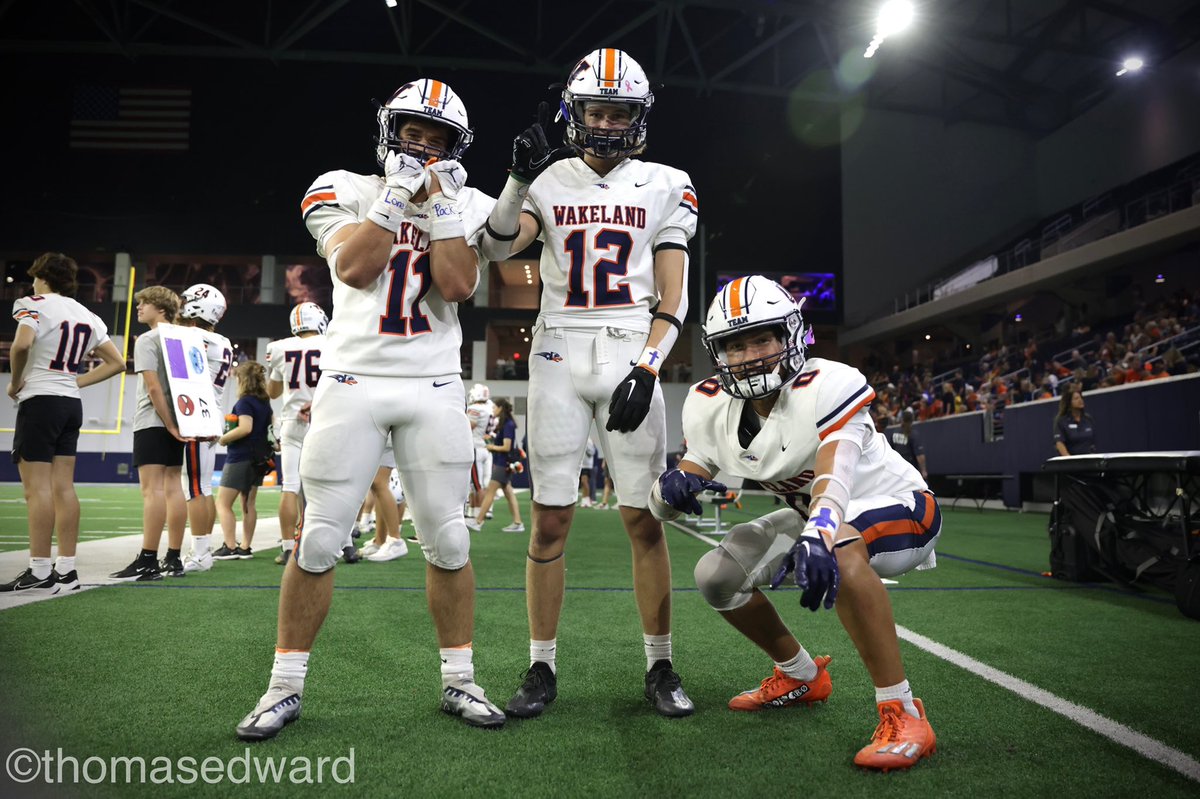 <a href="/WakelandFTball/">Wakeland Wolverine Football</a> makes school history with a 38-10 victory over Lone Star. Congrats boys!! #WeOverMe #wakelandfootball #wakeland #fisdsports
