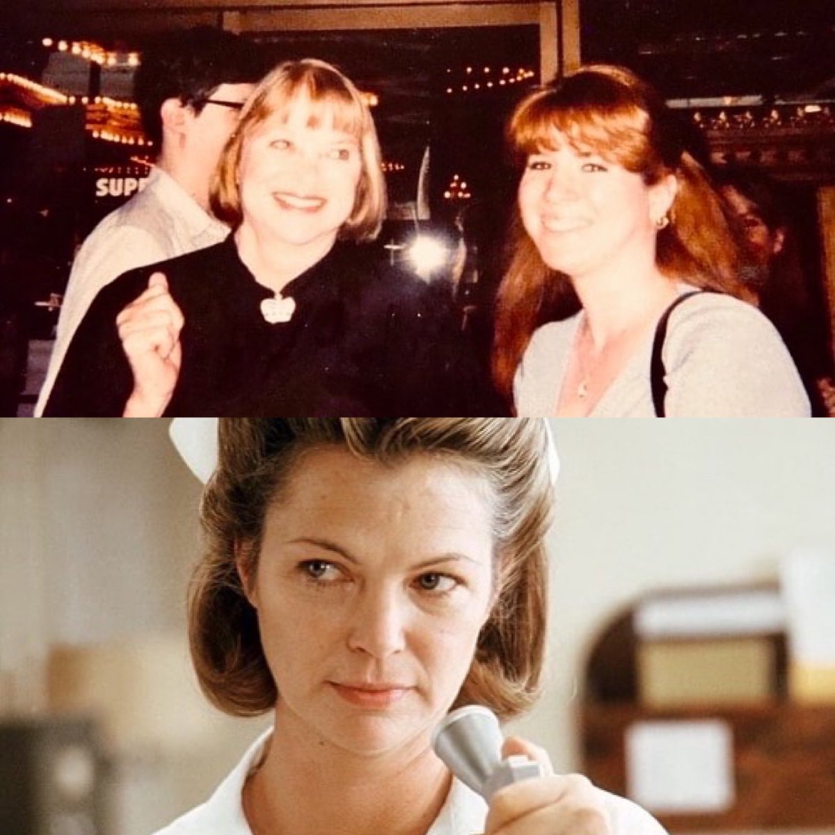 DMPerry_Artist's tweet image. I@met #LouiseFletcher back in 1999 at a film festival in Birmingham, AL. RIP.