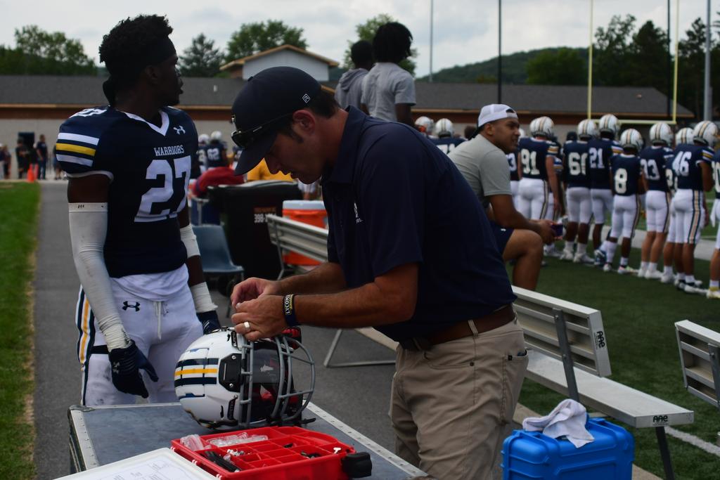 lycoathletics's tweet photo. Big ❤️ for the hardest-working man in Lycoming Athletics- a well deserved shoutout for #aema Equipment Manager Appreciation Week. Thanks for everything, Jeremy! https://t.co/QD6NapnXDq