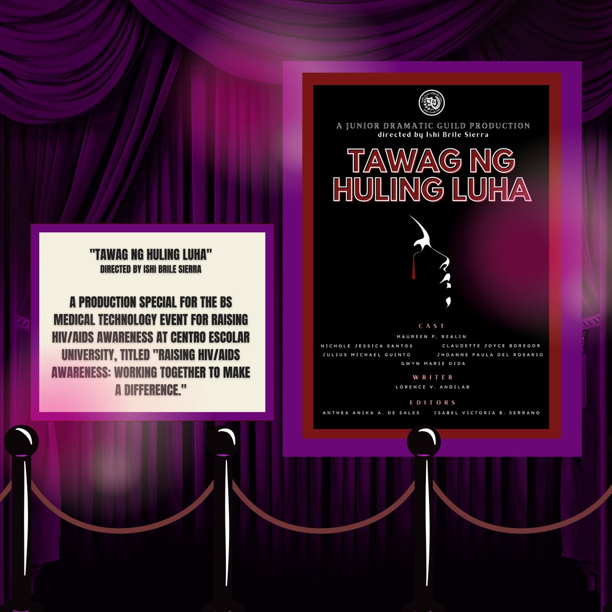 JDG_MNL's tweet photo. This post shows the list of some events that the Junior Dramatic Guild offers along with the line of productions that were produced during the last academic year.🎬

Tara sa JDG, Future Thespians! https://t.co/WR4yaLdibX