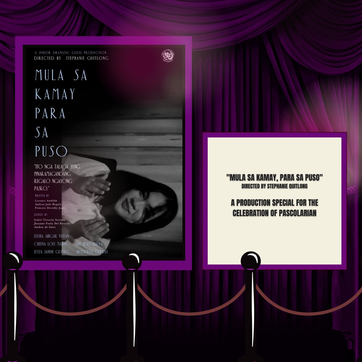 JDG_MNL's tweet photo. This post shows the list of some events that the Junior Dramatic Guild offers along with the line of productions that were produced during the last academic year.🎬

Tara sa JDG, Future Thespians! https://t.co/WR4yaLdibX