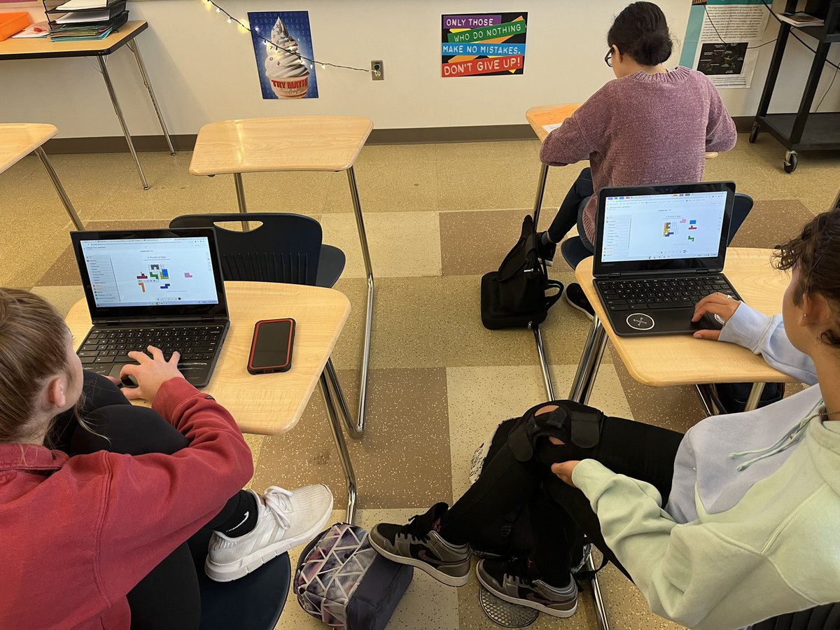 Miss_Klovekorn's tweet photo. Students played around with “A Puzzle A Day” on @Desmos in Geometry today. It was a great way to end the week after going over our test! Loved seeing the collaboration, & how proud & excited they were when they finally solved it 😊🙌🏼 @TalawandaHS #Perseverance #prepareandeducate https://t.co/NnfJy2OikC