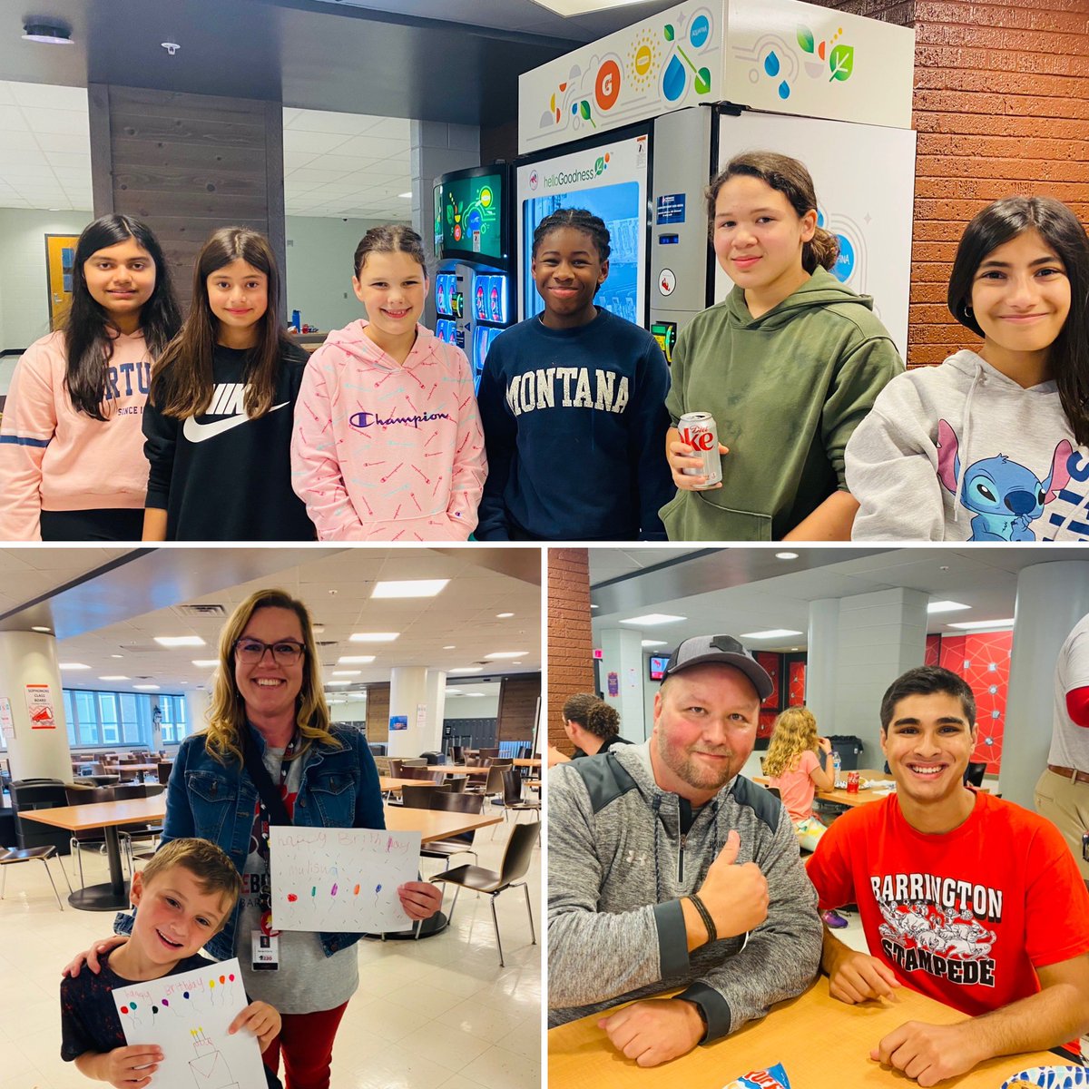 220Arts's tweet photo. Thank you, @Hunt_EdLeader, for taking the time to throw a pizza party after school today for BHS, Prairie &amp; Station students who performed and created videos for opening day. We are lucky to have a superintendent who makes kids feel such a strong sense of belonging. #webelong220 https://t.co/asjiogrl2v