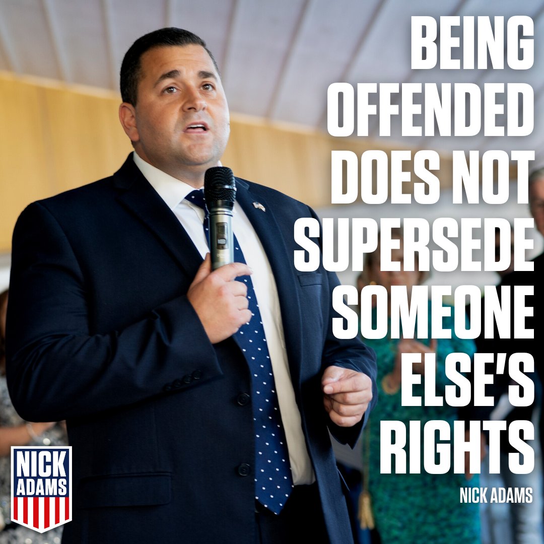 NickAdamsinUSA's tweet photo. Freedom of speech matters! https://t.co/gXTU0vD4Wm