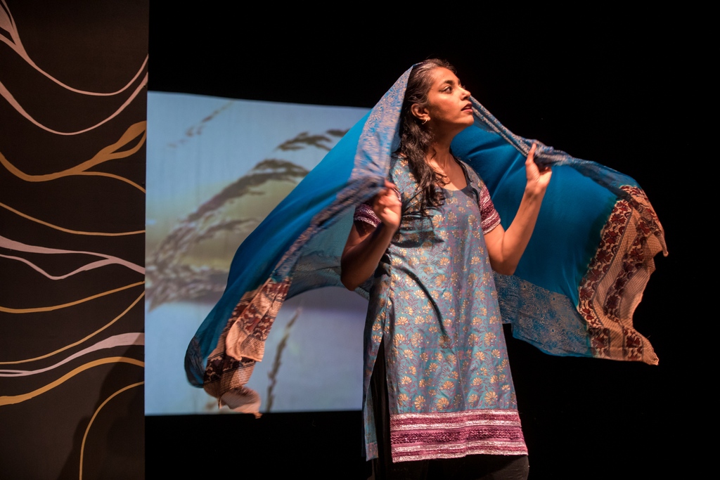 FerociousLotus's tweet photo. "Living as Ithahasavid [Mahãbhārata (an excerpt), by Geetha Reddy], helped me explore my own fluidity and be playful with myself as a person." - Mithra (Lee) Vankipuram, actor.

Tickets at https://t.co/SfmRTnWm8U

#FerociousLotus #FeroLoEVOLUTION #BayAreaAAPI #TheatreFirst https://t.co/io4hxAb7kA