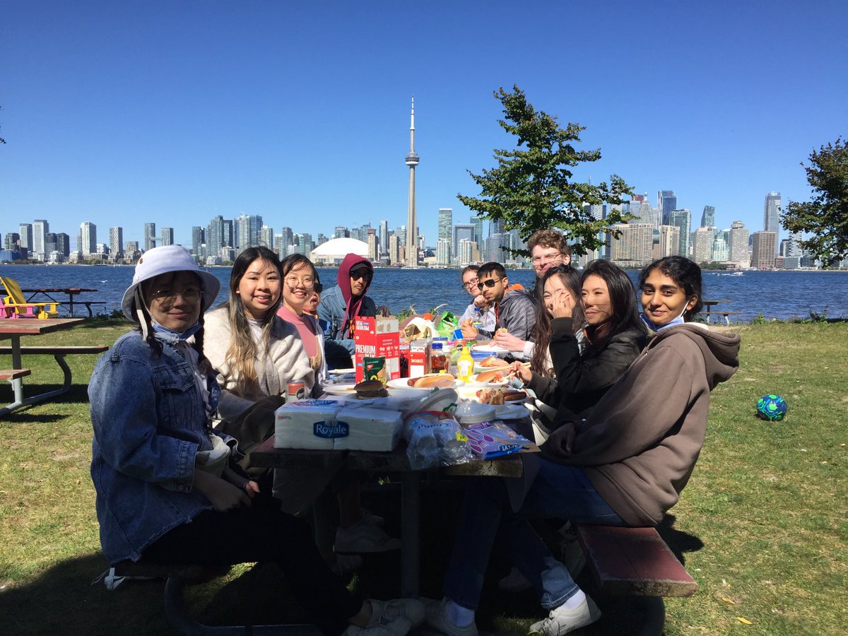 Lab picnic on the island. Fun but a bit chilly; maybe should have done it before the CIHR deadline...