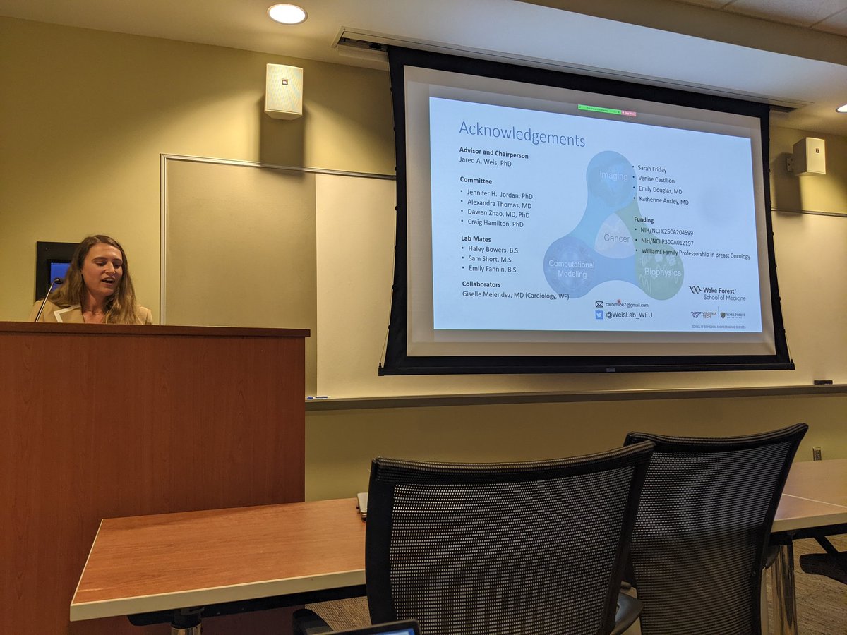 JaredWeis's tweet photo. Congrats to the newest @WeisLab_WFU PhD, Dr. Caroline Miller @carolmil4! https://t.co/ic4cekeTW2