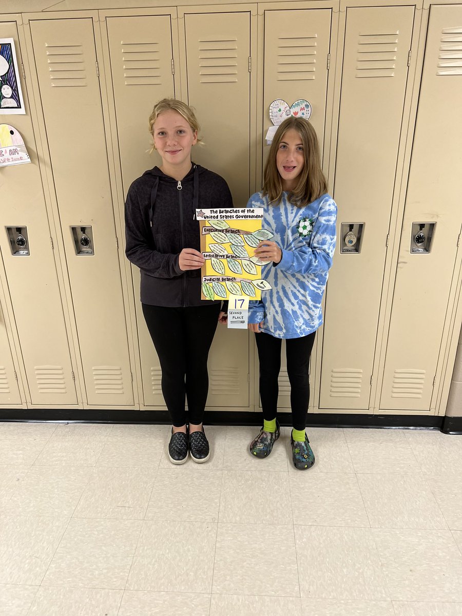 MrStarkWCS's tweet photo. Soooo… the results of our Constitution Day three branches of government trees are in.
(Drumroll please…)
Out of 97 votes, below from left to right are our 1st place winners, 2nd place winners, and 3rd place winners (there was a tie).
Well done!!! 😎
#LincolnPrideWCS https://t.co/WAJVv1MSz6
