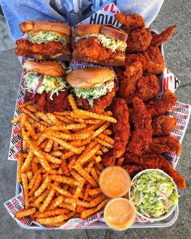 Fried Chicken + Fries 🔥