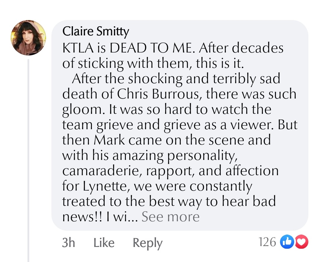 FairClaire1's tweet photo. I grew up watching Hal Fishman.Lynette was a beautiful compliment to Hal.Loved their team class & professionalism. Mester carried the tradition of being a bright, gifted part of this family! The people stand with @mester_mark & @LynetteRomero #ktlaisdeadtome #ktlaweekendam #ktla https://t.co/gffEZWDTMn