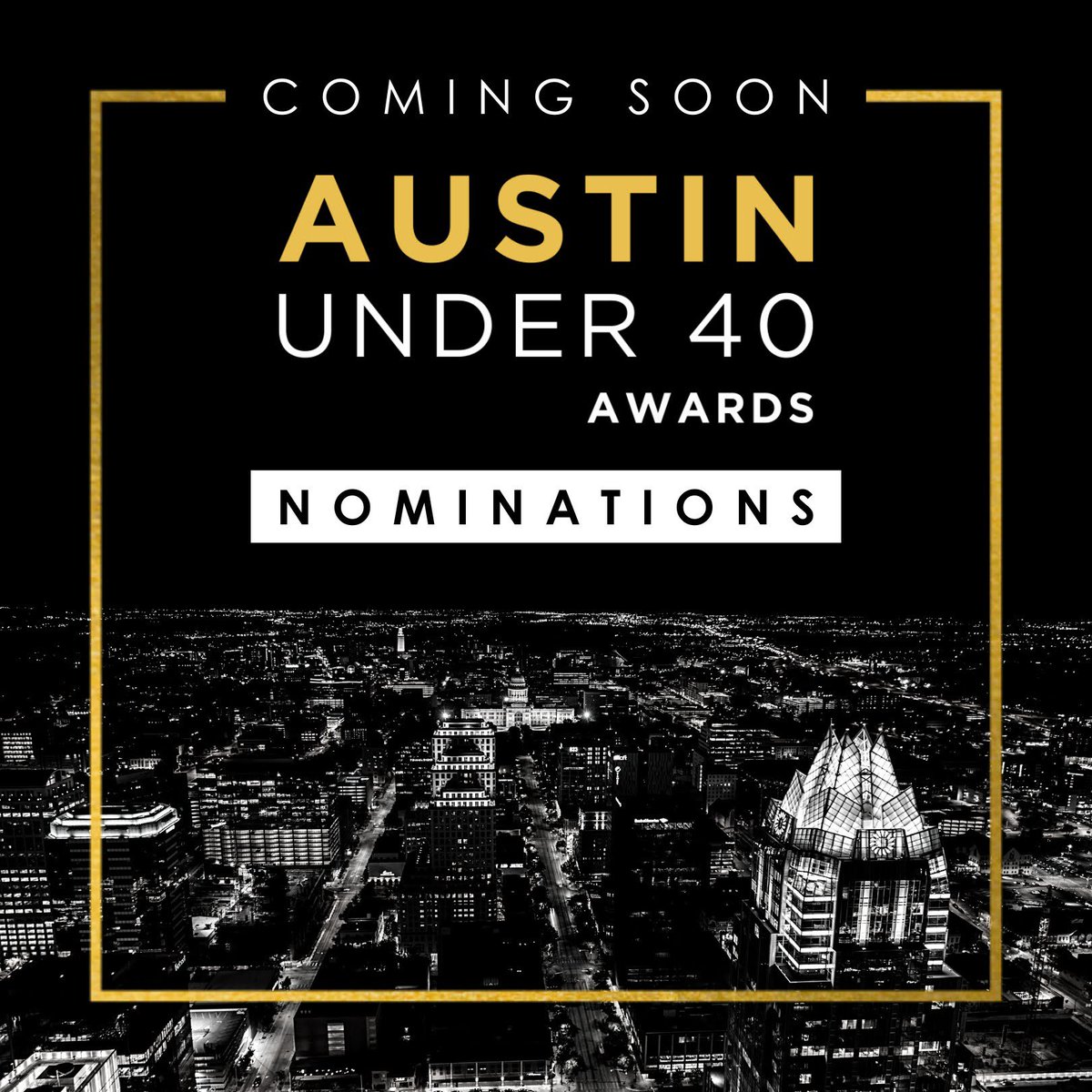 It’s almost time for nominations to open for the next Austin Under 40 Awards season! Stay tuned to see nomination requirements, what categories are open, and next steps to nominate leaders in our community. 

#austin #austinunder40 #AU40 #atx #awards
