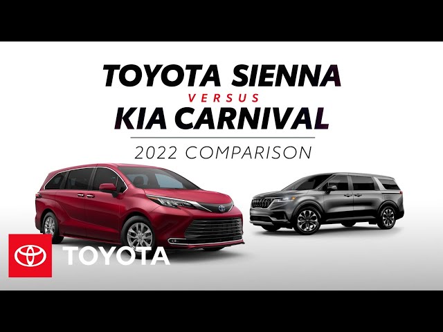 2022 Toyota Sienna vs. 2022 Kia Carnival | Toyota tinyurl.com/2gmse9e7