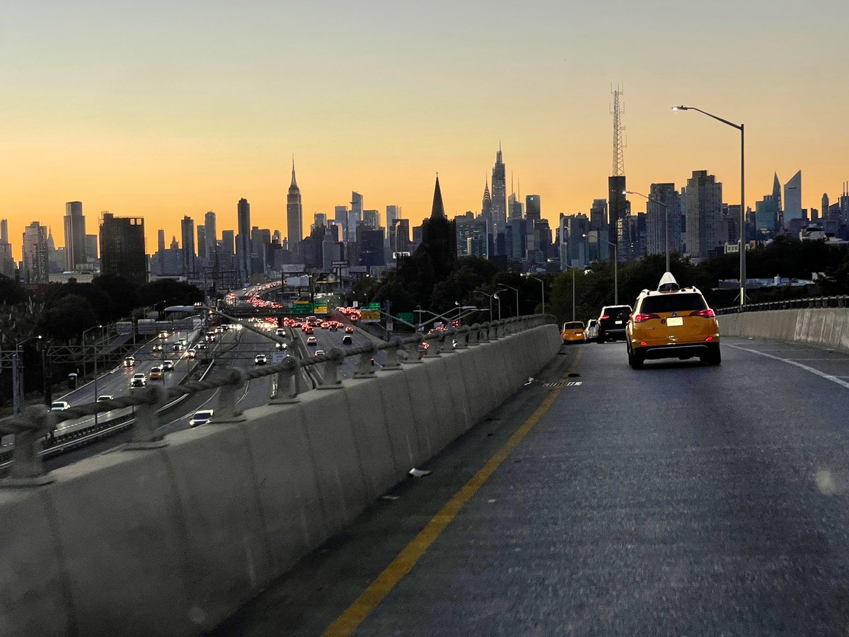through the windshield
