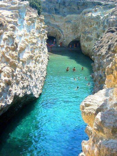 Playa de Papafragas. Isla de Milos, Grecia.
