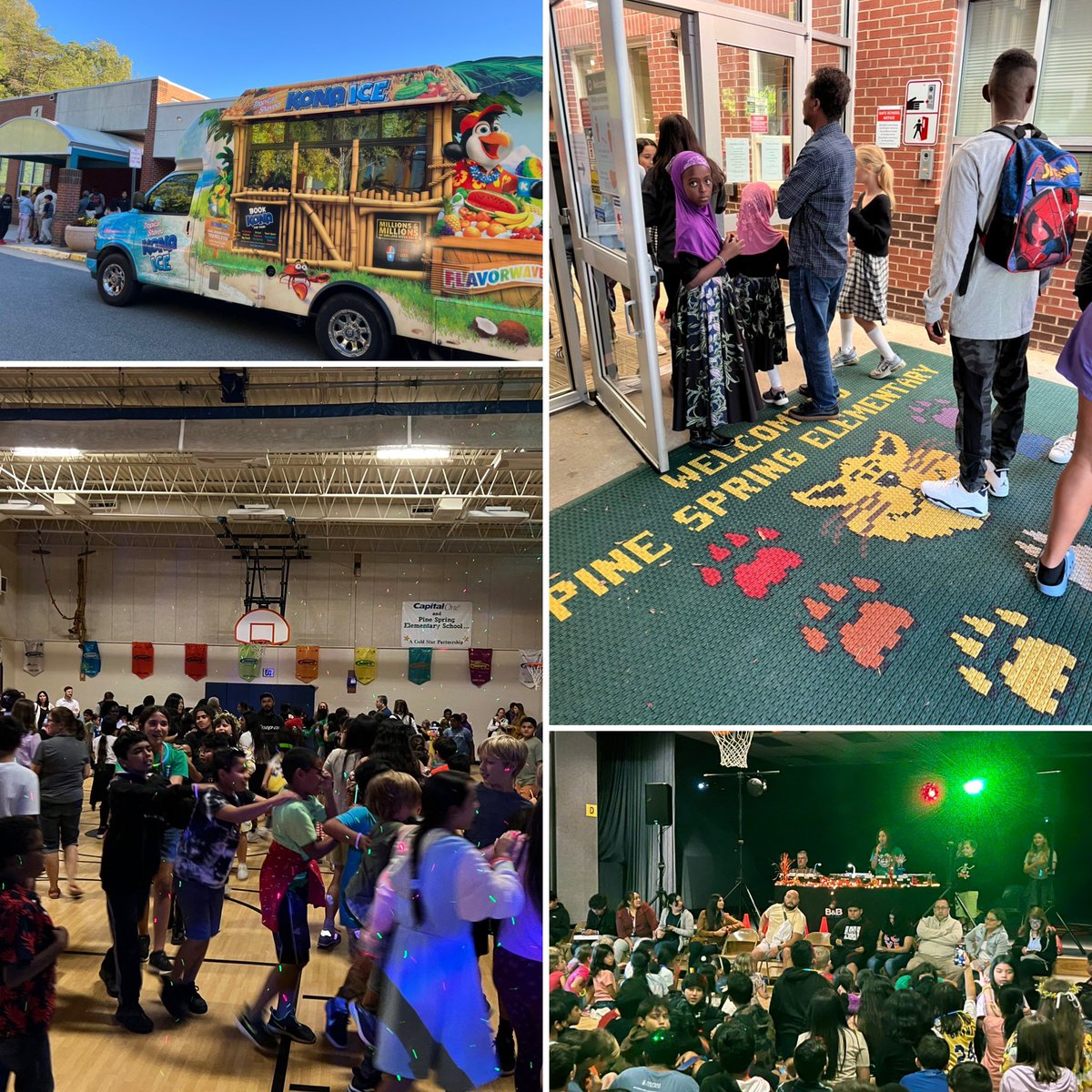 PineSpringFCPS's tweet photo. Thanks to our wonderful @PineSpringFCPS PTA, our Bobcat community experienced a joyous Fall Dance! #PSLovesU https://t.co/WnaU9JFHBY
