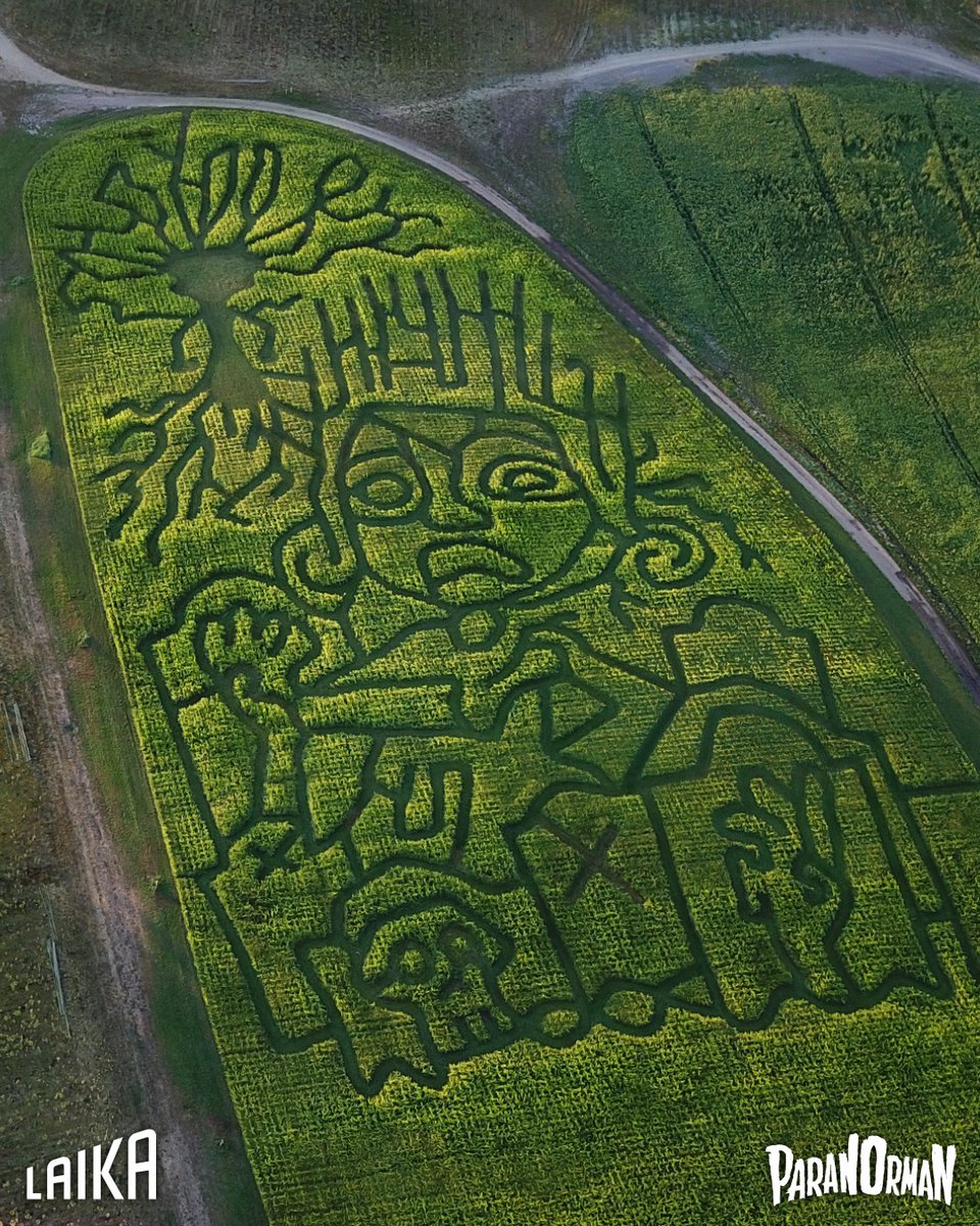 We’re screaming in delight at our homegrown partnership with family-owned Topaz Farm, which is featuring a #ParaNorman10 Corn Maze that opens October 1st! All proceeds will support regenerative farming practices.