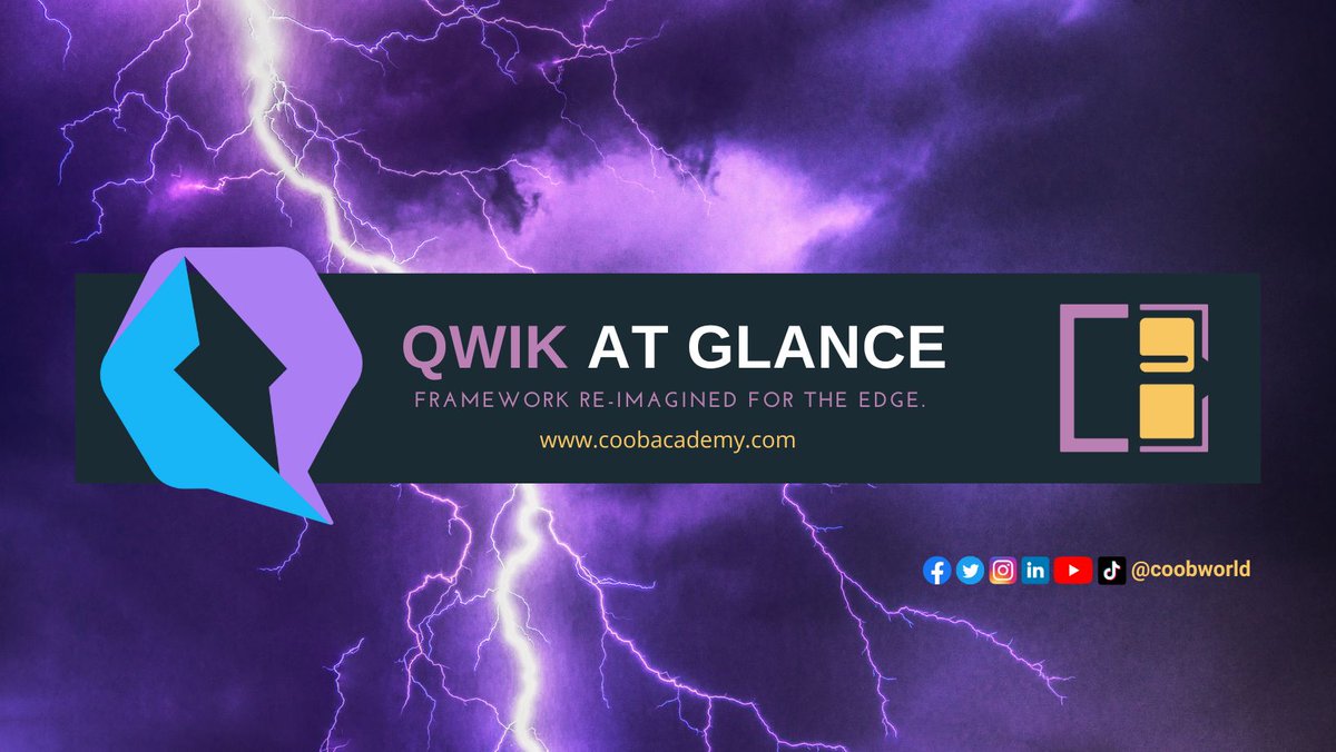 COOBworld's tweet photo. QWIK AT GLANCE | the future of JS frameworks!!

Read the full article on:
https://t.co/DMmfcV2heb

#QwikDev #QwikCity #javascript #ReactJS #angularjs #VueJS #canvasapi #stylesheet #programming #LearnProgramming #coding #development #backend #frontenddevelopment #webdevelopment https://t.co/qdCz2Etrzd