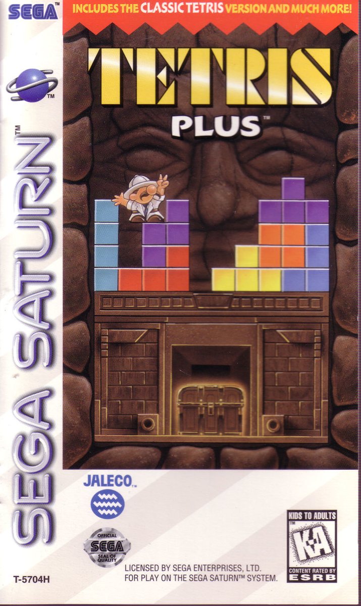 iamjosecelorio's tweet photo. 🎮 Septiembre 30, 1996: Tetris Plus se adaptaba para #SegaSaturn. #josecelorio #TetrisPlus #Tetris https://t.co/oMe6p54fim